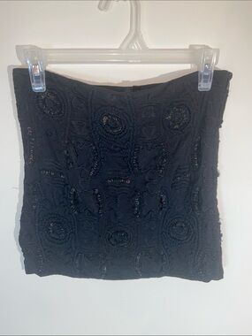 Joe’s Jeans Women's Black Embellished Mini Skirt or Top Size S
